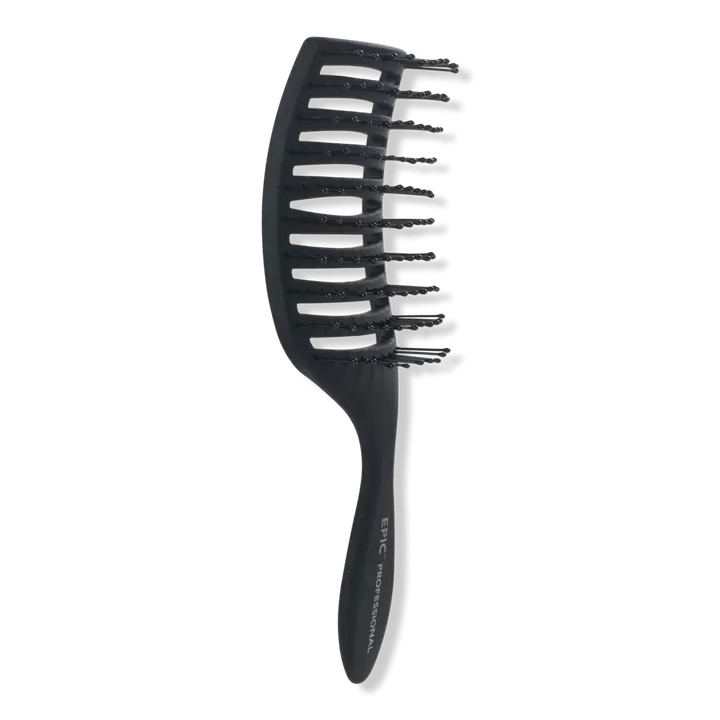 Wet Brush black quick dry hair brush with wide vented design for faster drying and detangling