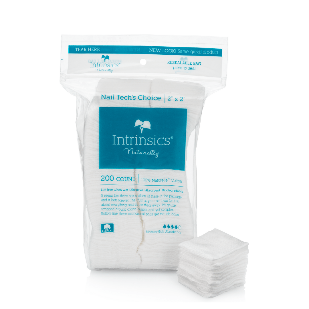 Intrinsics Nail Tech'S Choice 2x2 Cotton Filled