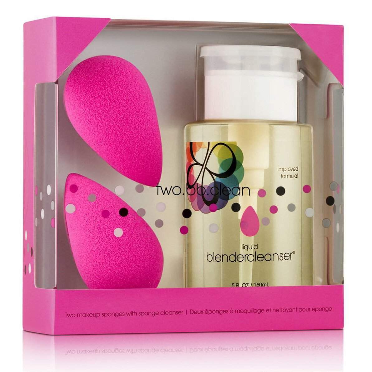 beautyblender two.bb.clean Two Original Beautyblenders + 5 oz Blendercleanser-Beautyblender-Beauty Blender_Accessories,Beauty Blender_Sponges,Brand_beautyblender