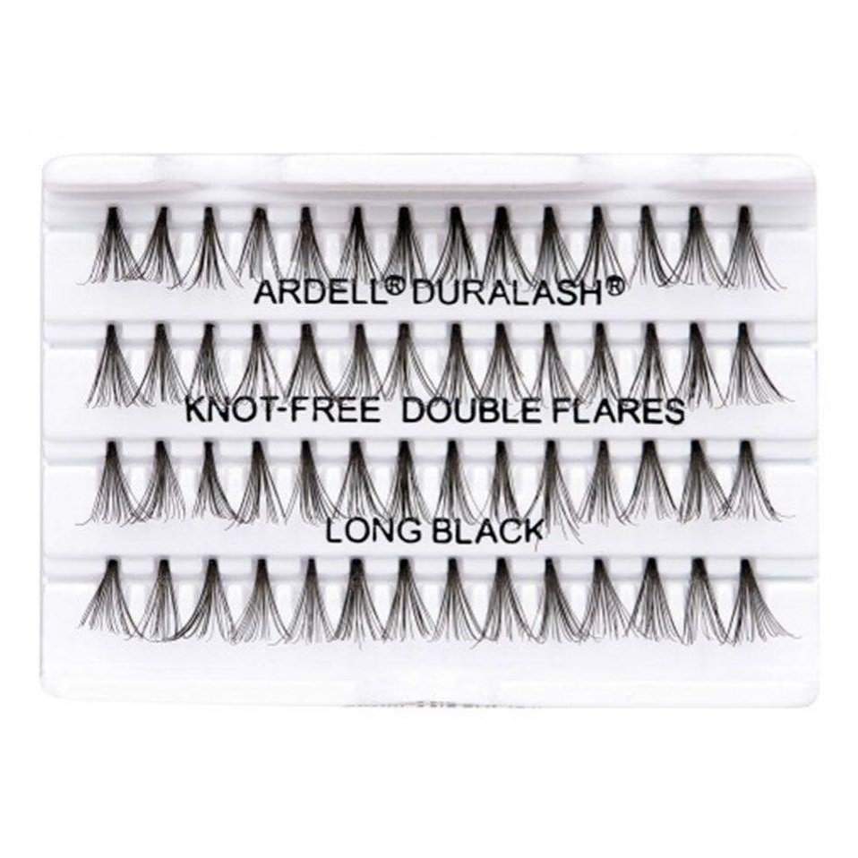 Ardell Double Individuals Long Black Knot-Free 61496-Ardell-ARD_Individual Tabs,Brand_Ardell,Collection_Makeup,Makeup_Eye,Makeup_Faux Lashes