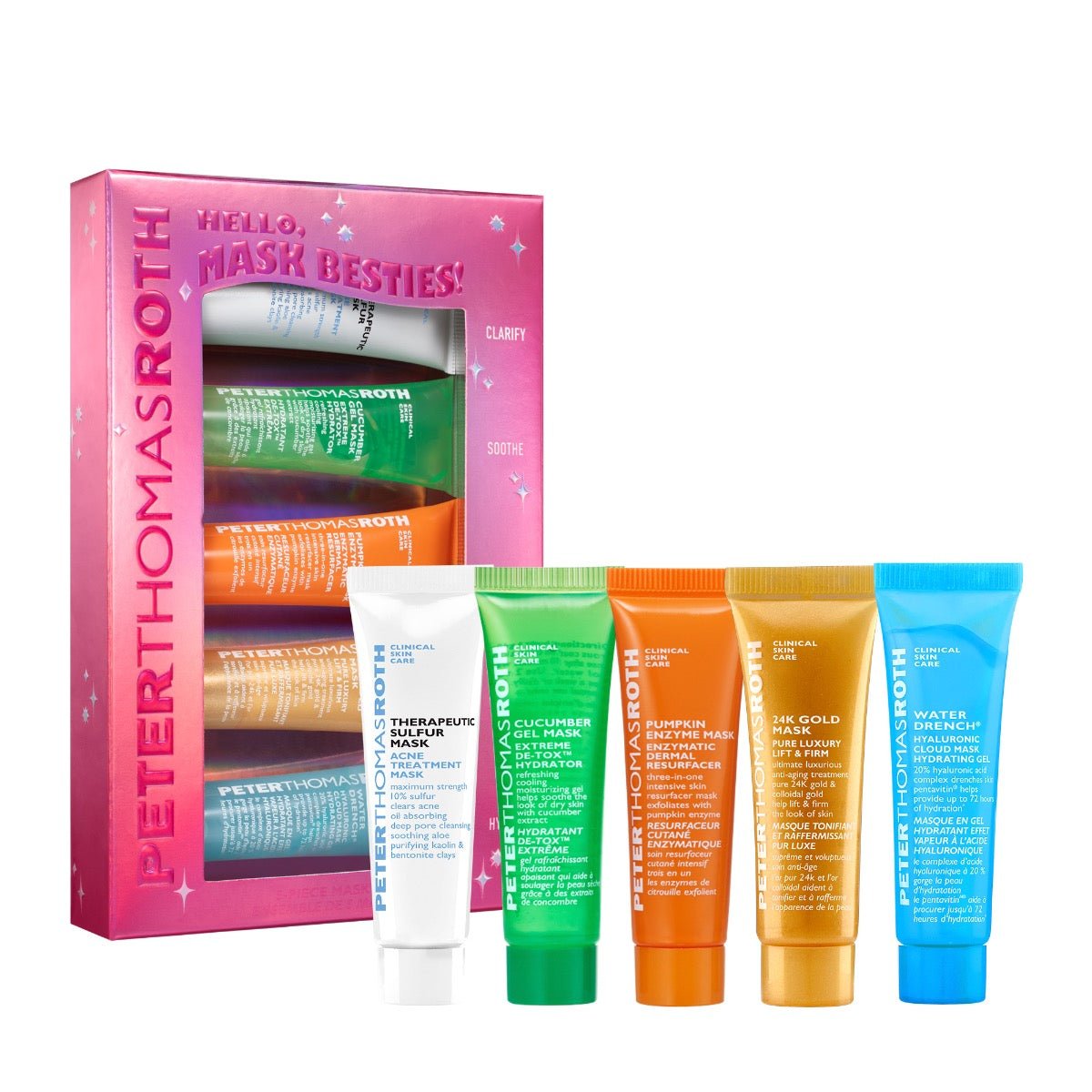 Peter Thomas Roth Hello, Mask Besties! 5-Piece Mask Kit