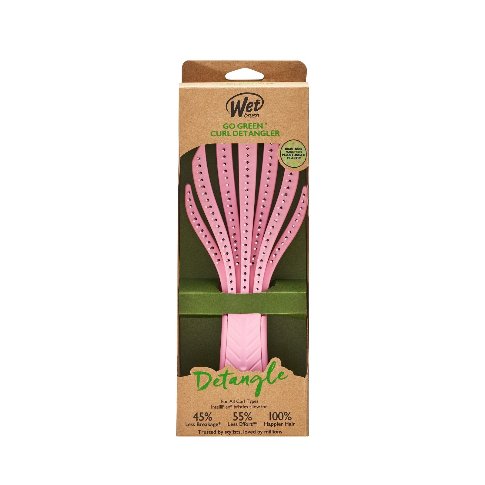 Wet Brush Go Green Curl Detangler-Wet Brush-Brand_Wet Brush,Collection_Hair,Collection_Tools and Brushes,Hair_Curl Care,Tool_Brushes,Tool_Detangling Brush,Tool_Hair Tools,WET_Go Green Collection