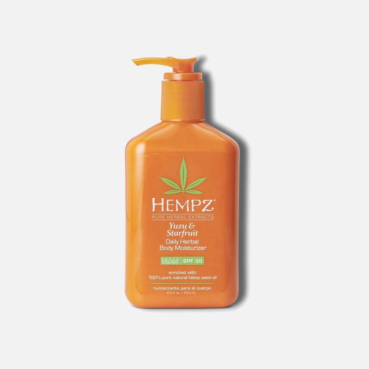 Hempz Herbal Body Moisturizer with SPF 30* Yuzu & Starfruit Scent 8.5 fl.oz.-Hempz-BB_Lotion,BB_Moisturizers,Brand_Hempz,Collection_Bath and Body,Collection_Lifestyle,Hempz_ SPF,Hempz_Body Moisturizers,Life_UV Blocking