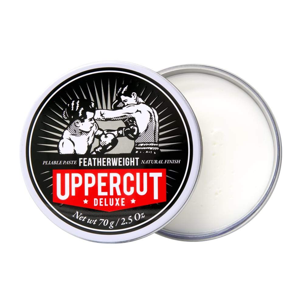 Uppercut Deluxe Featherweight Pomade Styling Product 2.5 oz-Uppercut Deluxe-Brand_Uppercut Deluxe,Collection_Hair,Hair_Men,Hair_Styling,Uppercut Deluxe_ Pomade's
