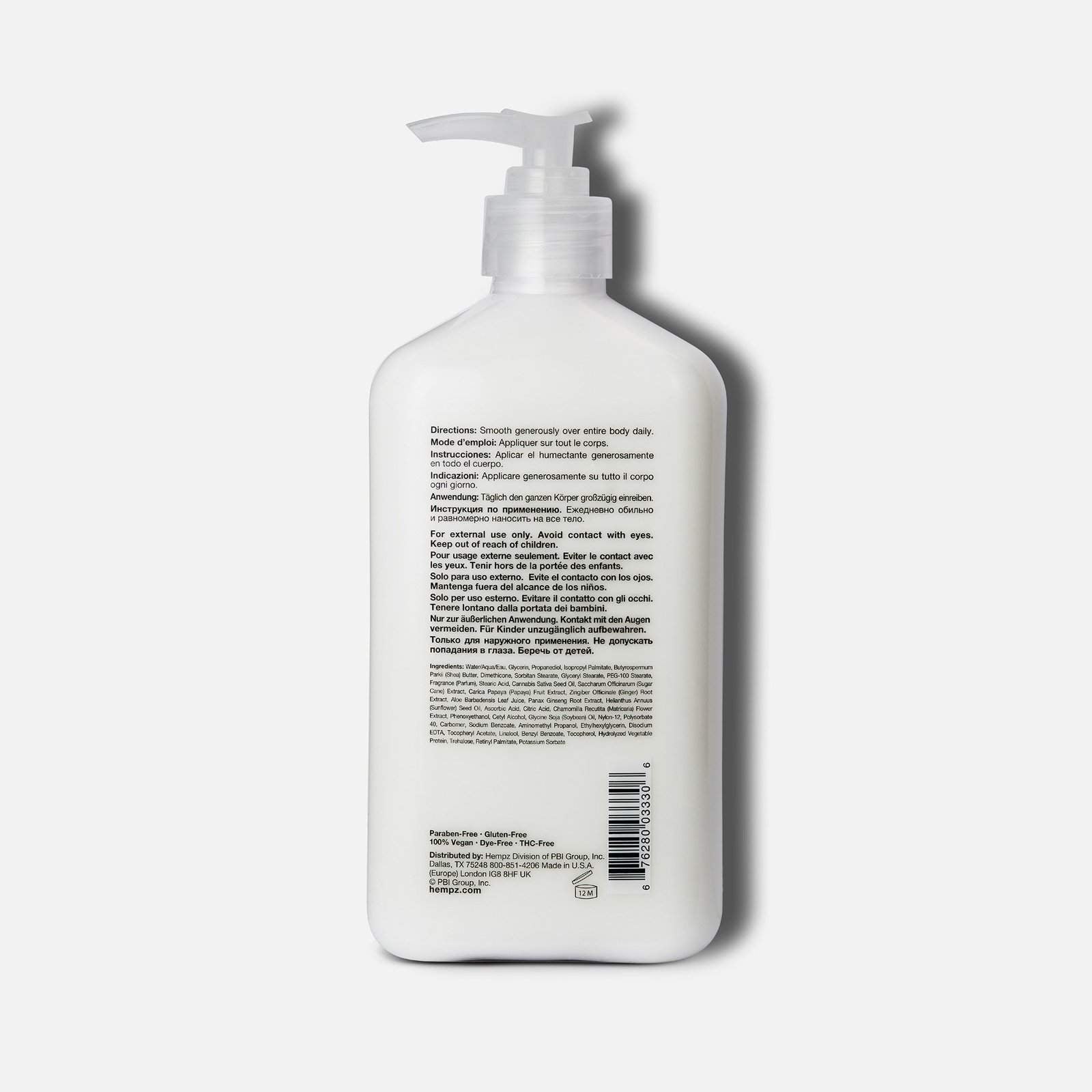 Hempz Herbal Fresh Fusions Sugarcane & Papaya Body Moisturizer 17 fl.oz.-Hempz-BB_Lotion,BB_Moisturizers,Brand_Hempz,Collection_Bath and Body,Hempz_Body Moisturizers