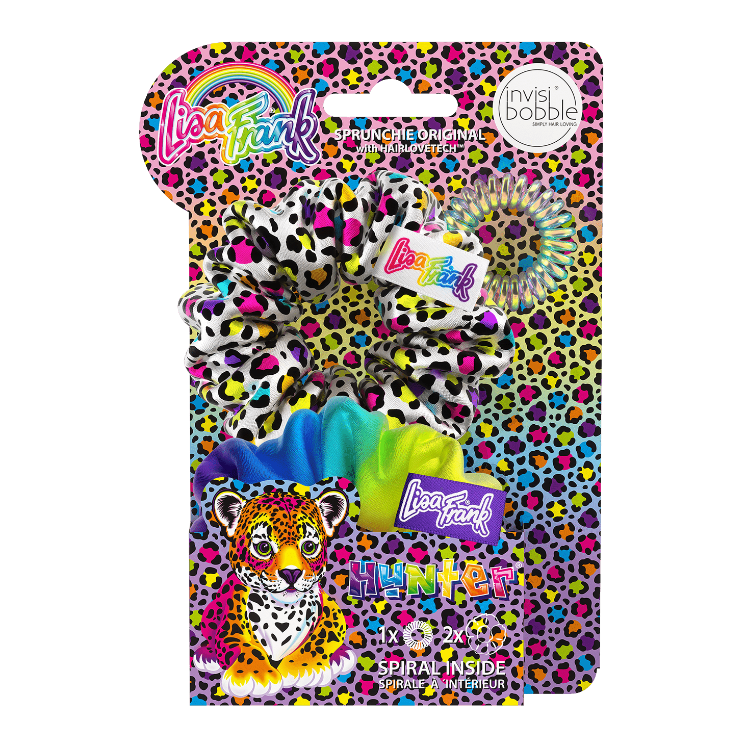 Invisibobble Lisa Frank Hunter SPRUNCHIE Set