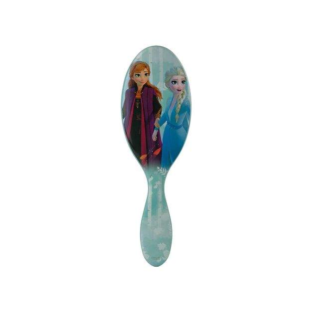Disney Frozen detangler brush featuring Elsa and Anna for easy hair styling and knots removal