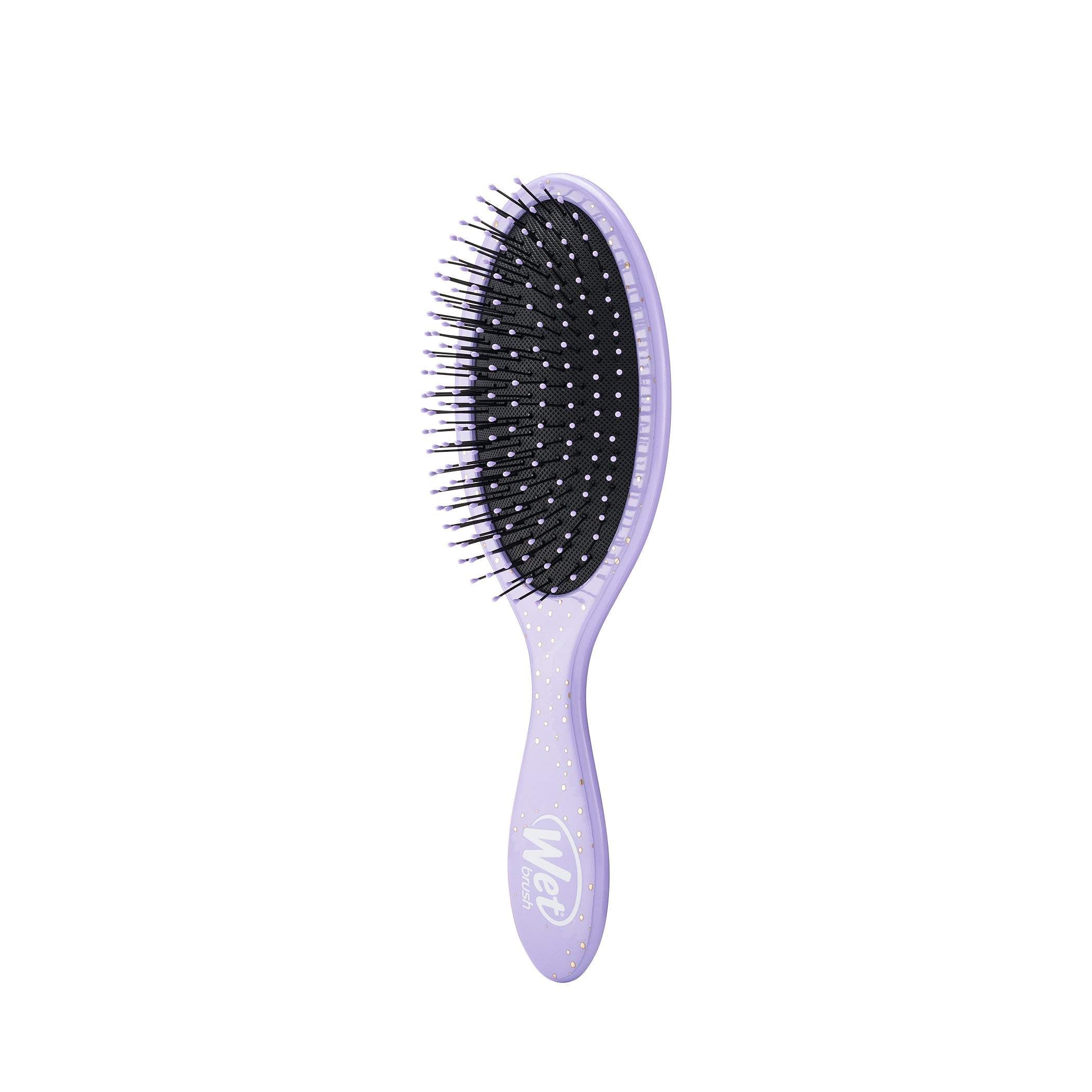 Disney Princess hairbrush by Wet Brush in purple with flexible bristles for painless detangling