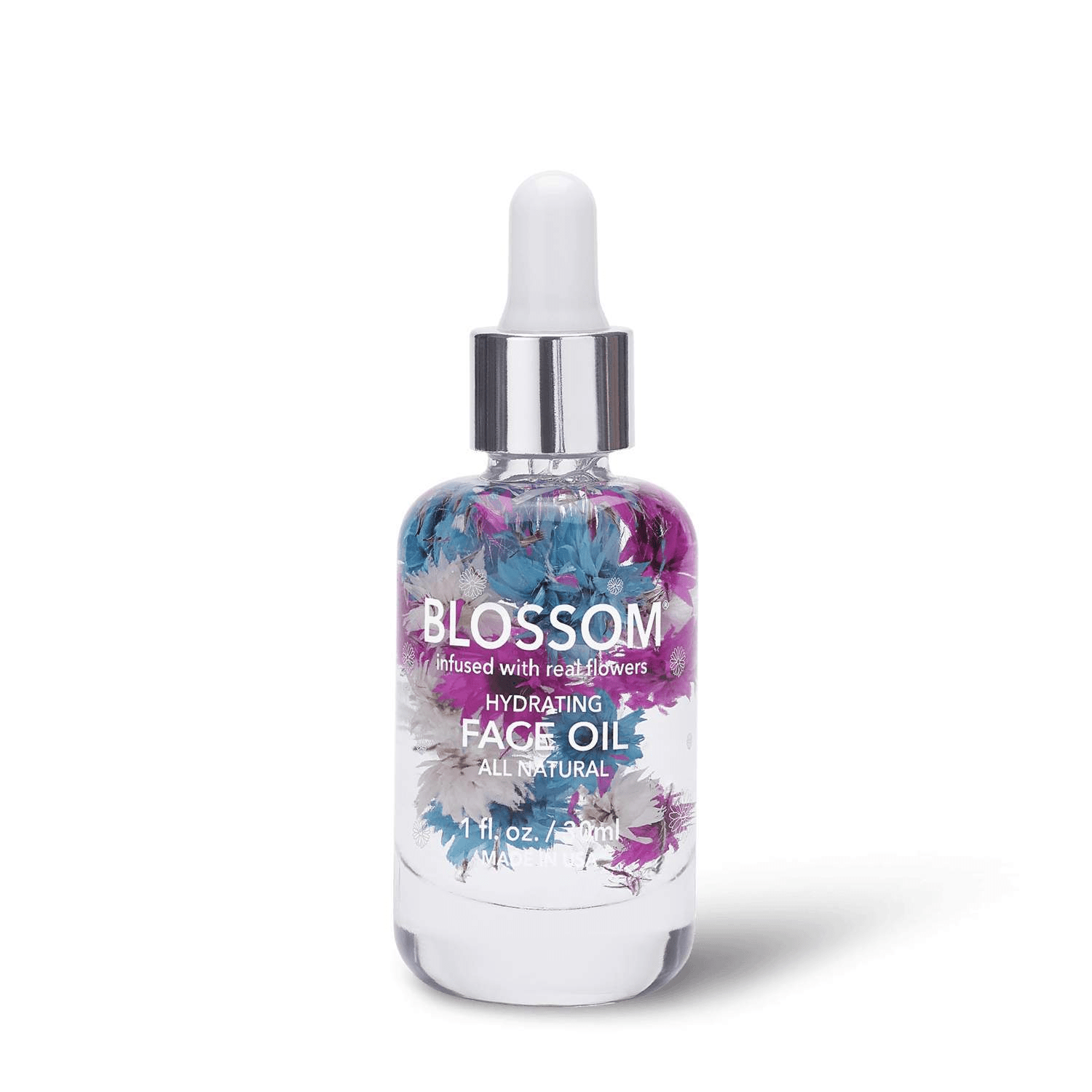 Blossom All Natural & Hydrating Face Serum 1 fl oz-Blossom-Blossom_ Face Oil's,Brand_Blossom,Collection_Skincare,Skincare_Serums