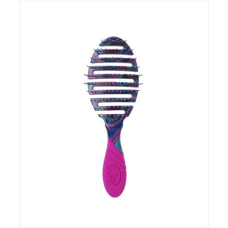 Wet Brush Flex Dry Brush for Hair with colorful vented design and ergonomic pink handle