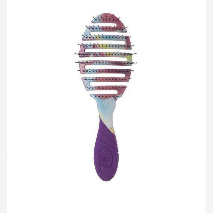 Wet Brush Flex Dry Brush for Hair with purple handle and flexible vented design