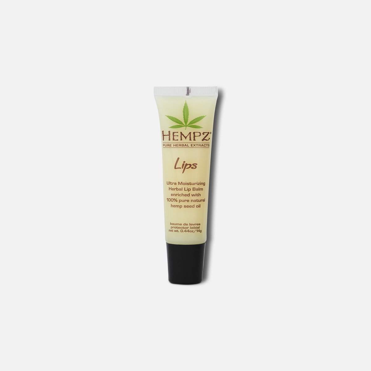Hempz ultra moisturizing hemp lip balm tube enriched with 100 percent pure natural hemp seed oil