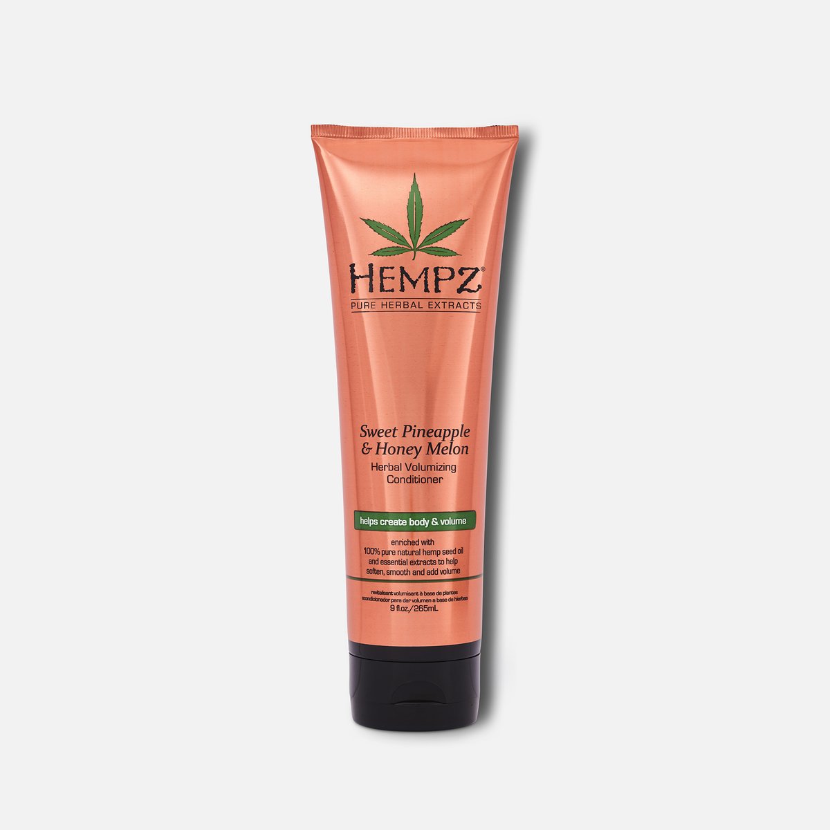 Hempz Herbal Hair Conditioner in Sweet Pineapple and Honey Melon scent for added volume and body