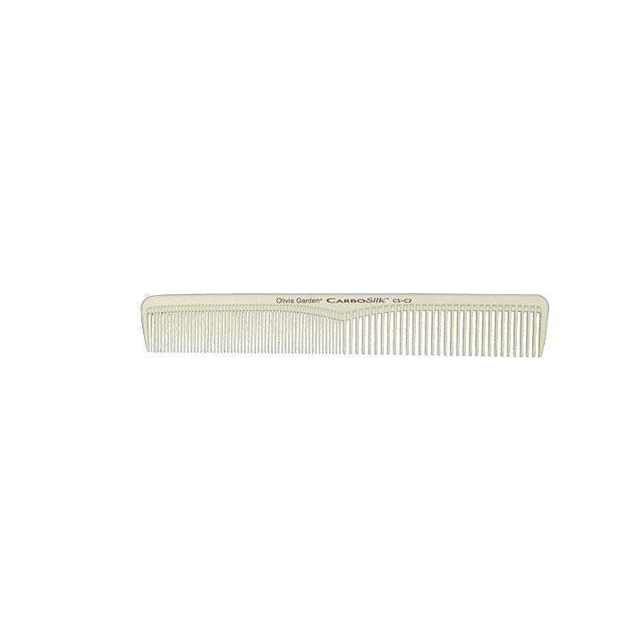 Olivia Garden Carbosilk Comb with fine teeth for smooth hair styling and detangling
