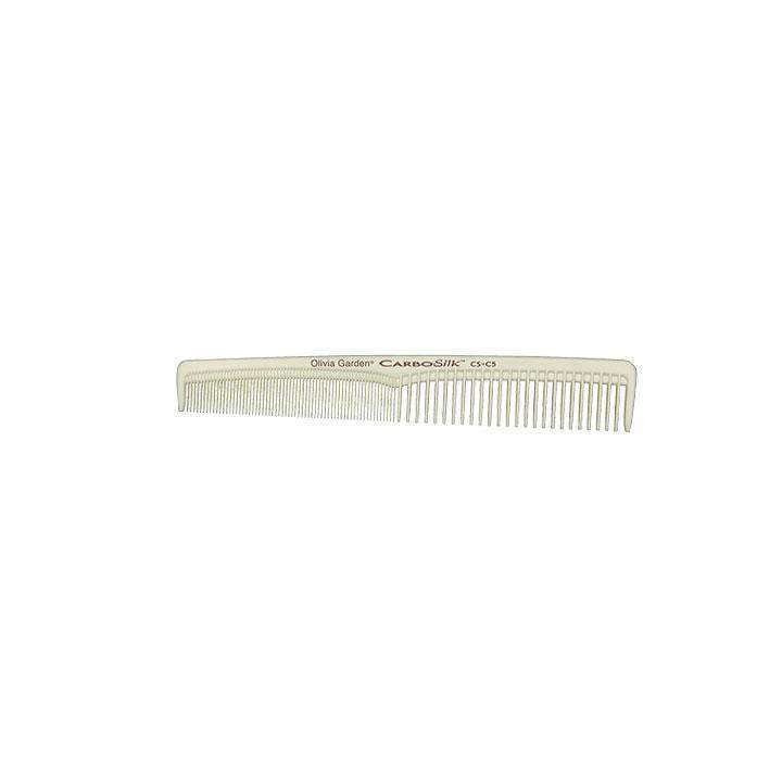 Olivia Garden Carbosilk Comb with fine and wide teeth for smooth detangling and styling