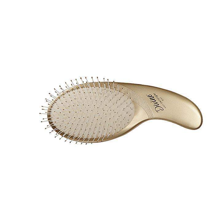 Olivia Garden DV-1 DV-2 DV-3 set gold hairbrush with metal bristles and ergonomic handle