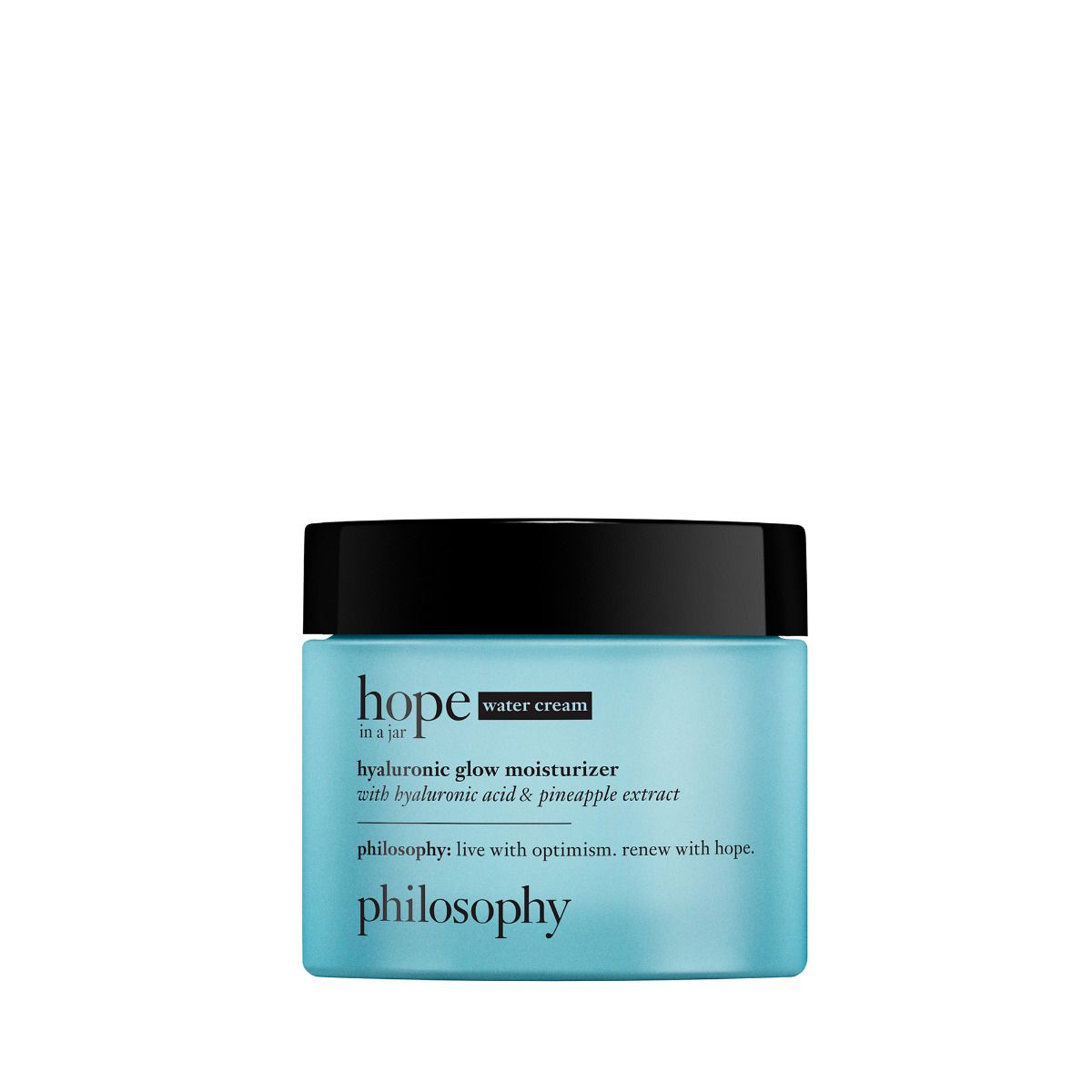 Philosophy hyaluronic glow moisturizer Hope in a Jar water cream with hyaluronic acid and pineapple extract