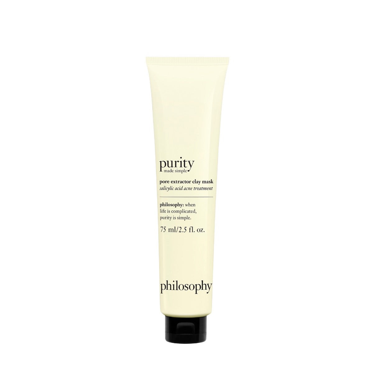 Philosophy pore extractor mask Purity made simple clay mask in 75 ml tube for acne treatment
