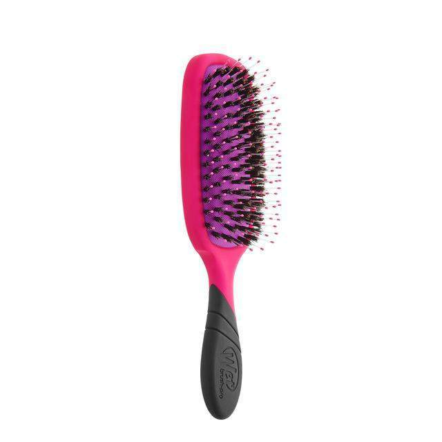 Wet Brush Professional Shine Enhancing Brush in vibrant pink for smooth and shiny hair