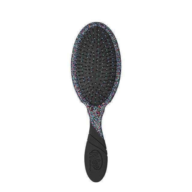 Wet Brush Sparkle Hair Detangling Brush with a colorful glittery design for easy hair styling