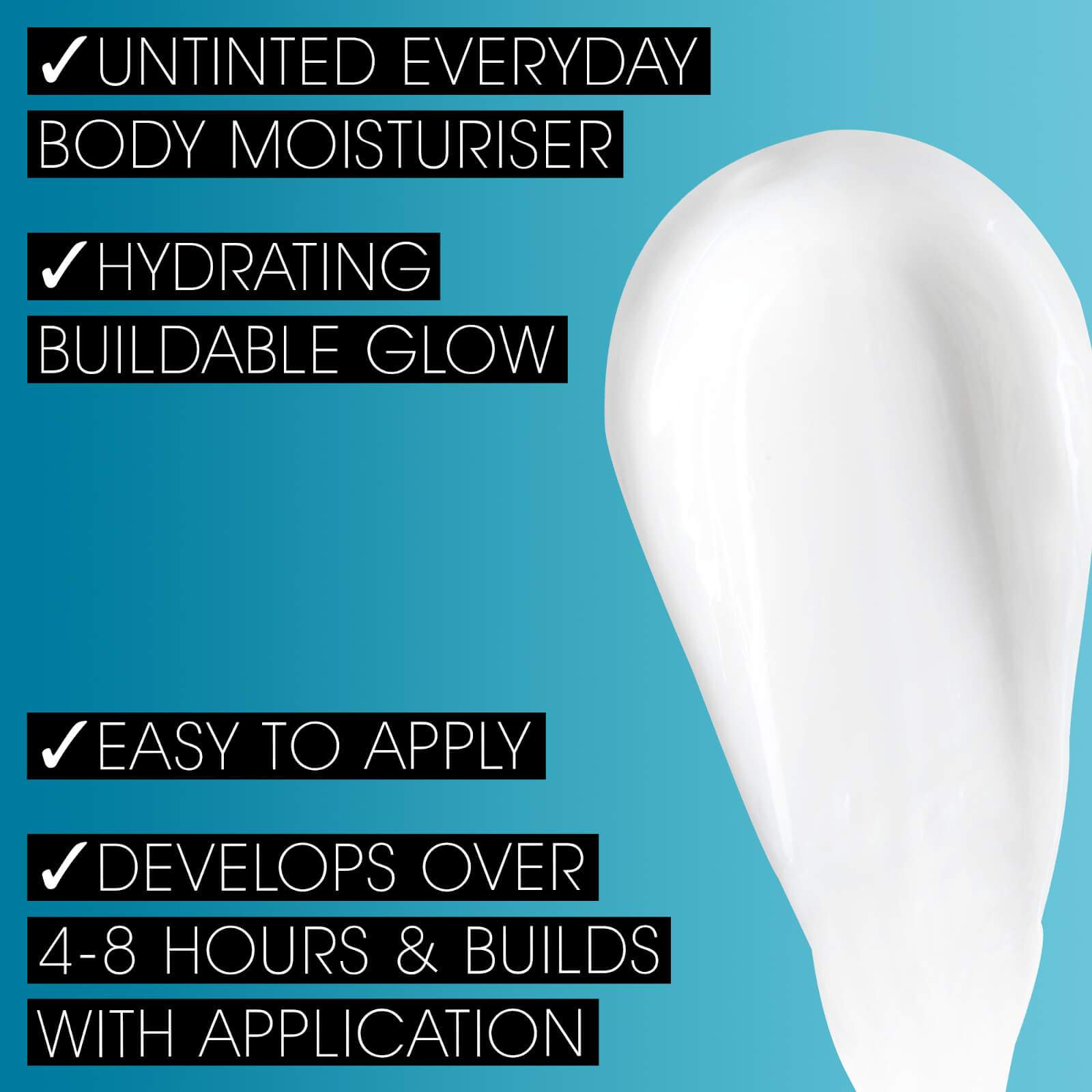 St Tropez light medium gradual tan untinted everyday body moisturizer with hydrating buildable glow