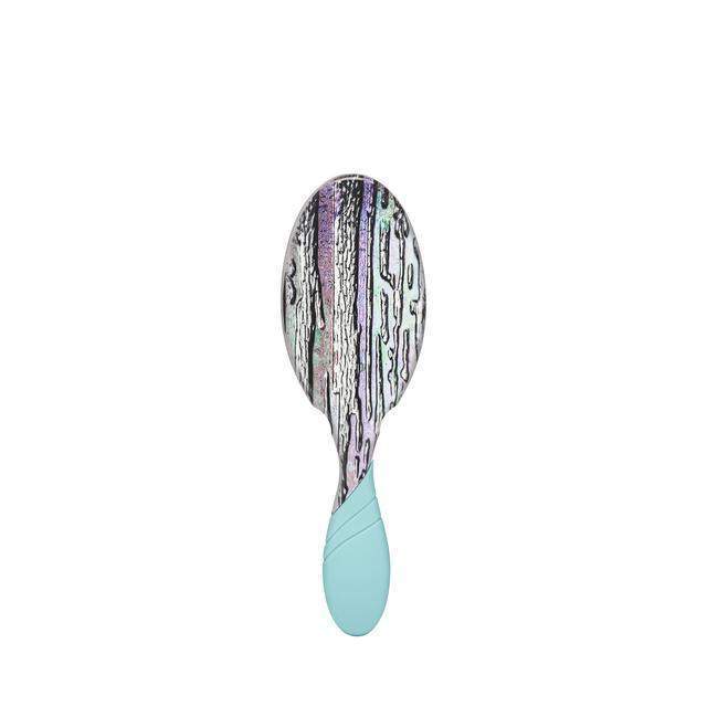 Wet Brush Super Slick hair brush with holographic back and light blue ergonomic handle