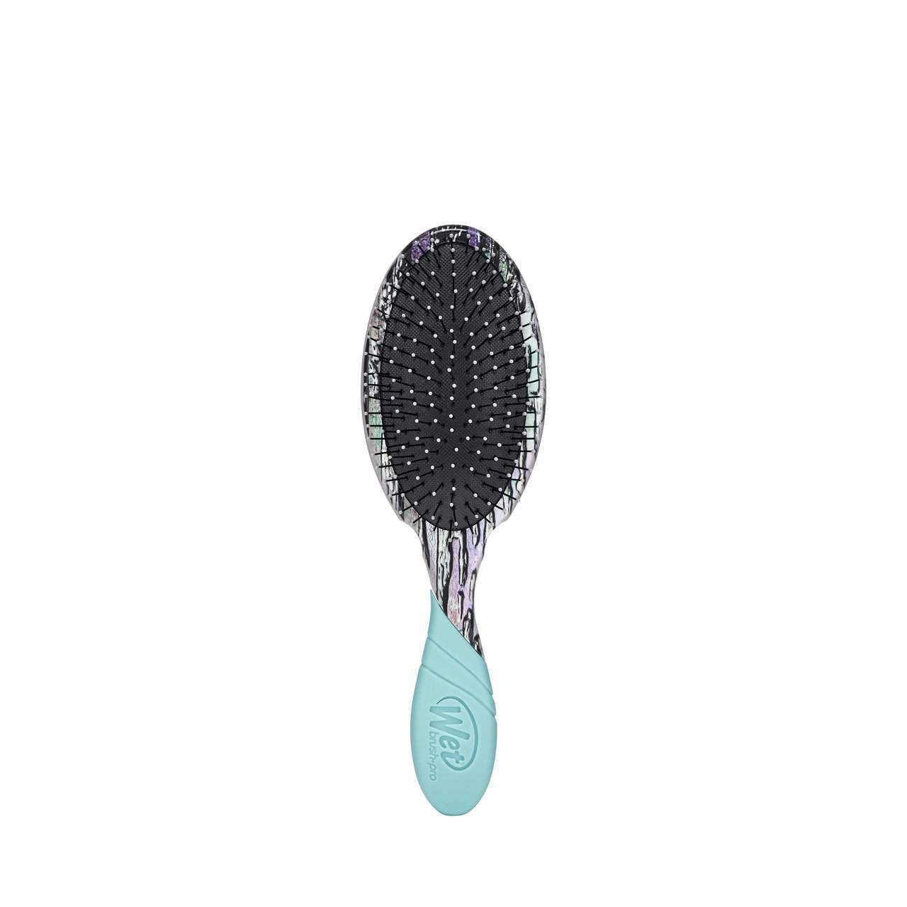Wet Brush Super Slick hair brush with black bristles and turquoise handle for smooth detangling