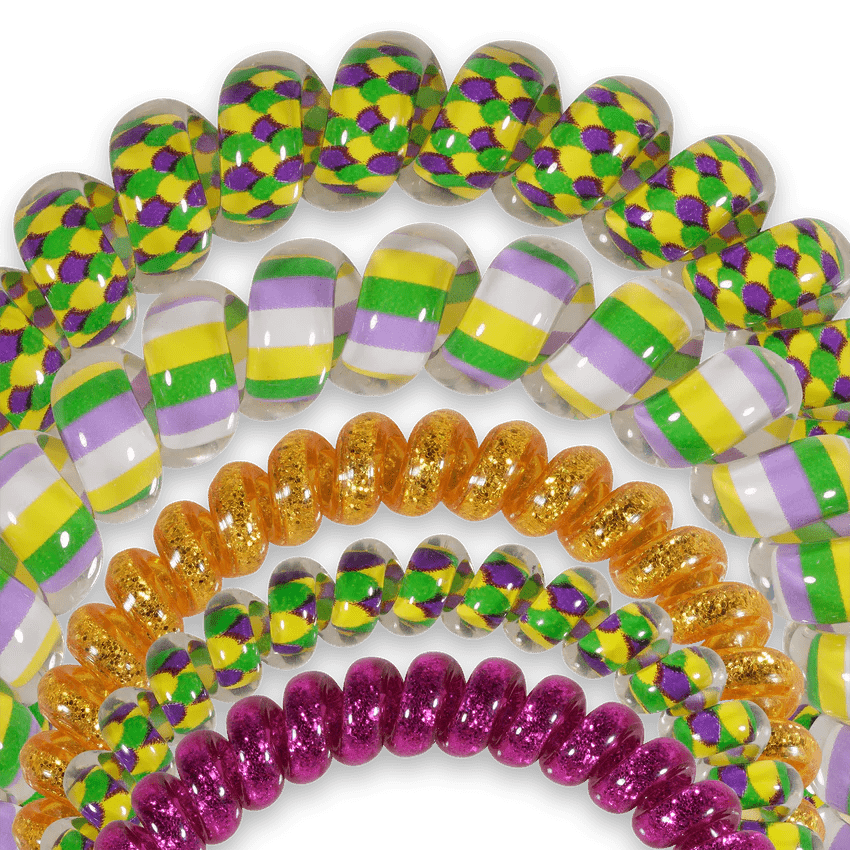 Teleties hair ties multipack in vibrant patterns and colors perfect for stylish hair accessories