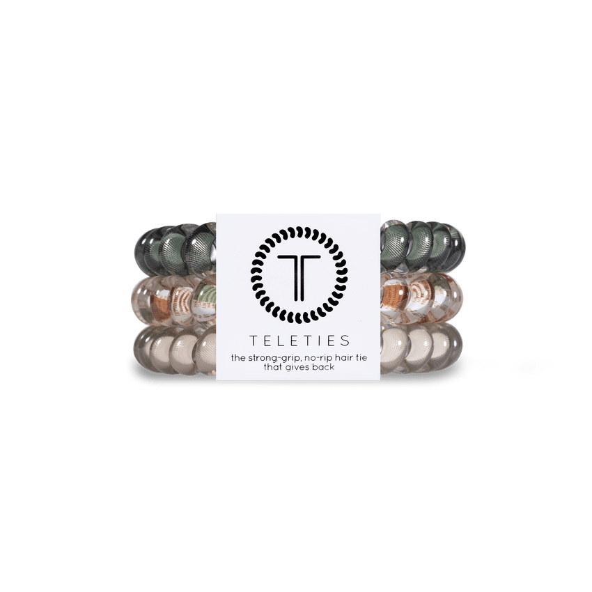 Teleties Small Hair Ties in assorted colors for strong grip and no-rip hair styling