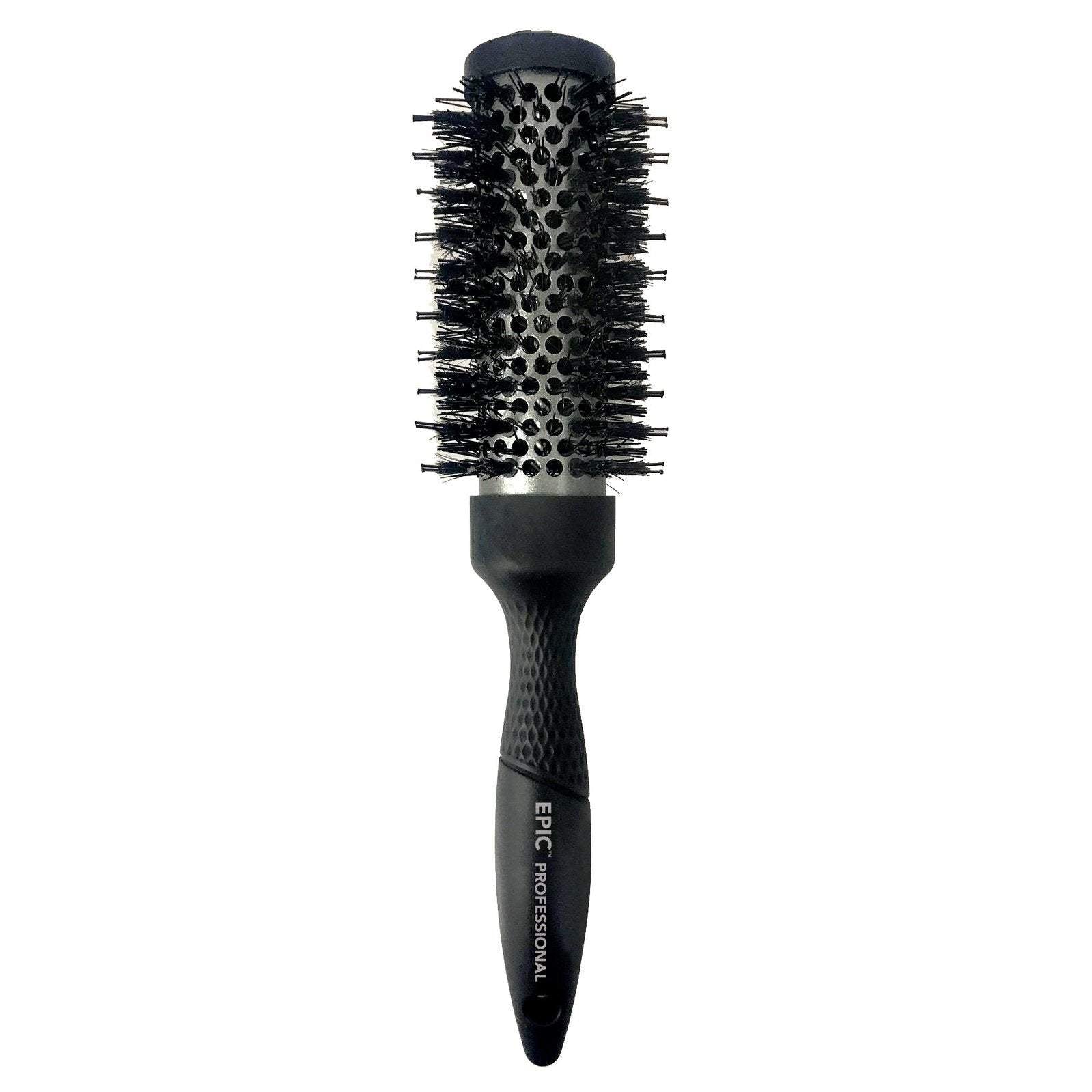 Wet Brush Epic Pro Blowout Brush with round barrel and black bristles for professional styling