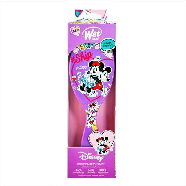 Wet Brush Minnie Mouse hair brush purple limited edition detangler with Disney design
