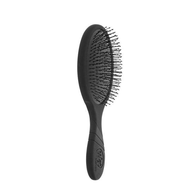 Wet Brush Pro Detangler black hairbrush with flexible bristles and ergonomic handle