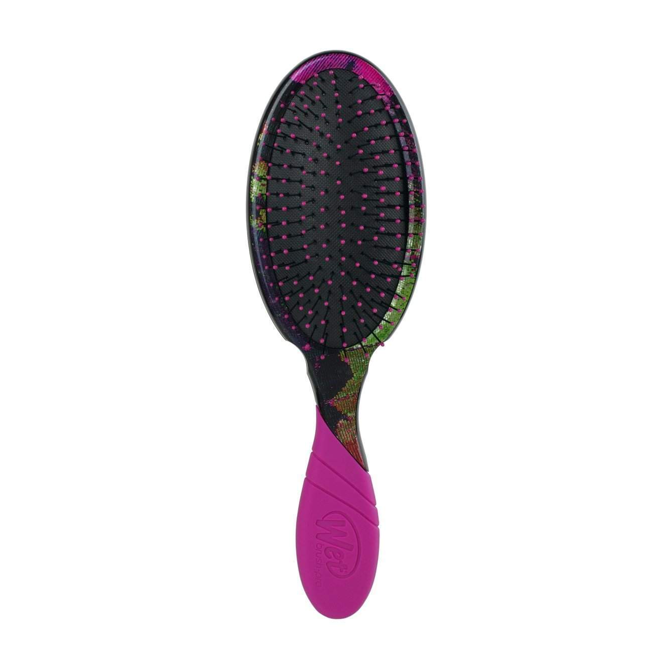 Wet Brush Pro Detangler Metamorphosis with purple handle and flexible bristles for easy hair detangling