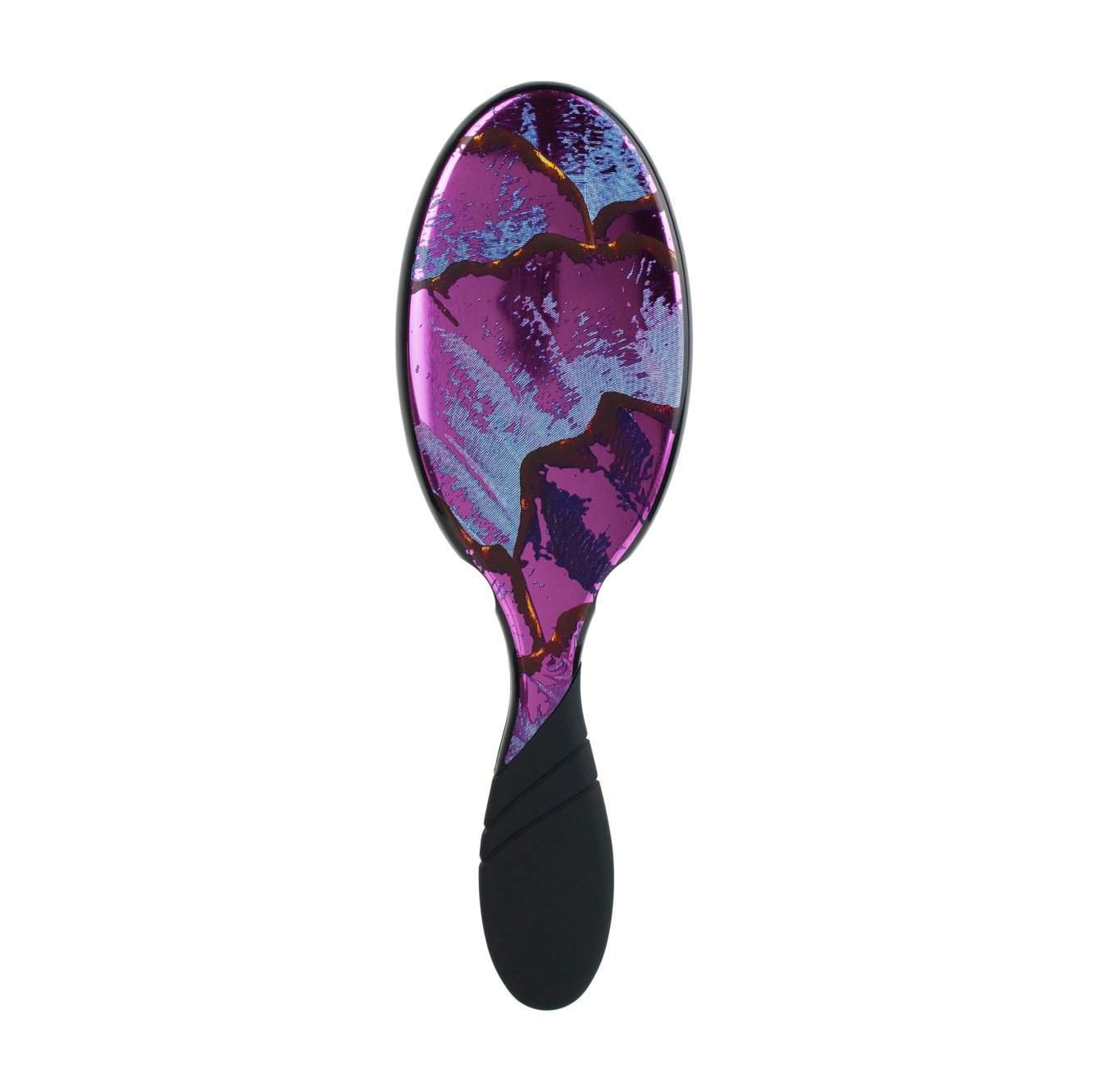 Wet Brush Pro Detangler Metamorphosis purple and blue patterned hairbrush with black handle