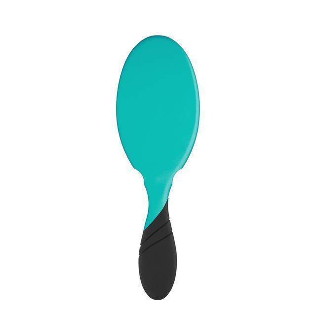 Wet Brush Pro Detangler hairbrush with turquoise paddle and black ergonomic handle