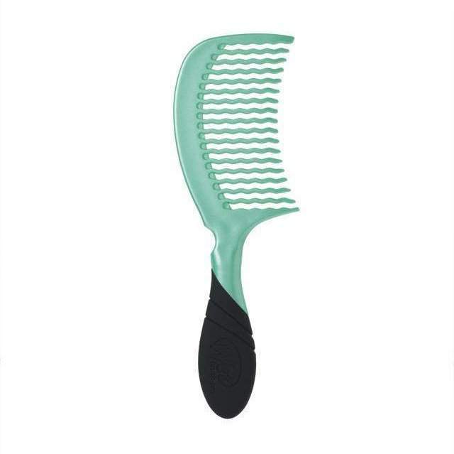 Wet Brush Pro detangling comb in teal and black for easy and gentle hair detangling