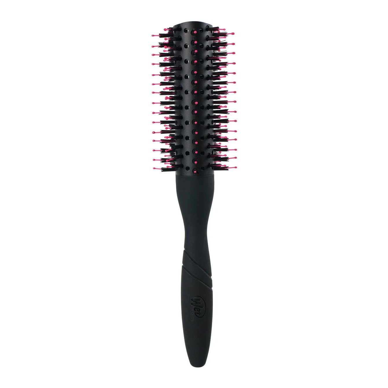 Wet Brush Pro fast dry brush black round hairbrush with pink-tipped bristles