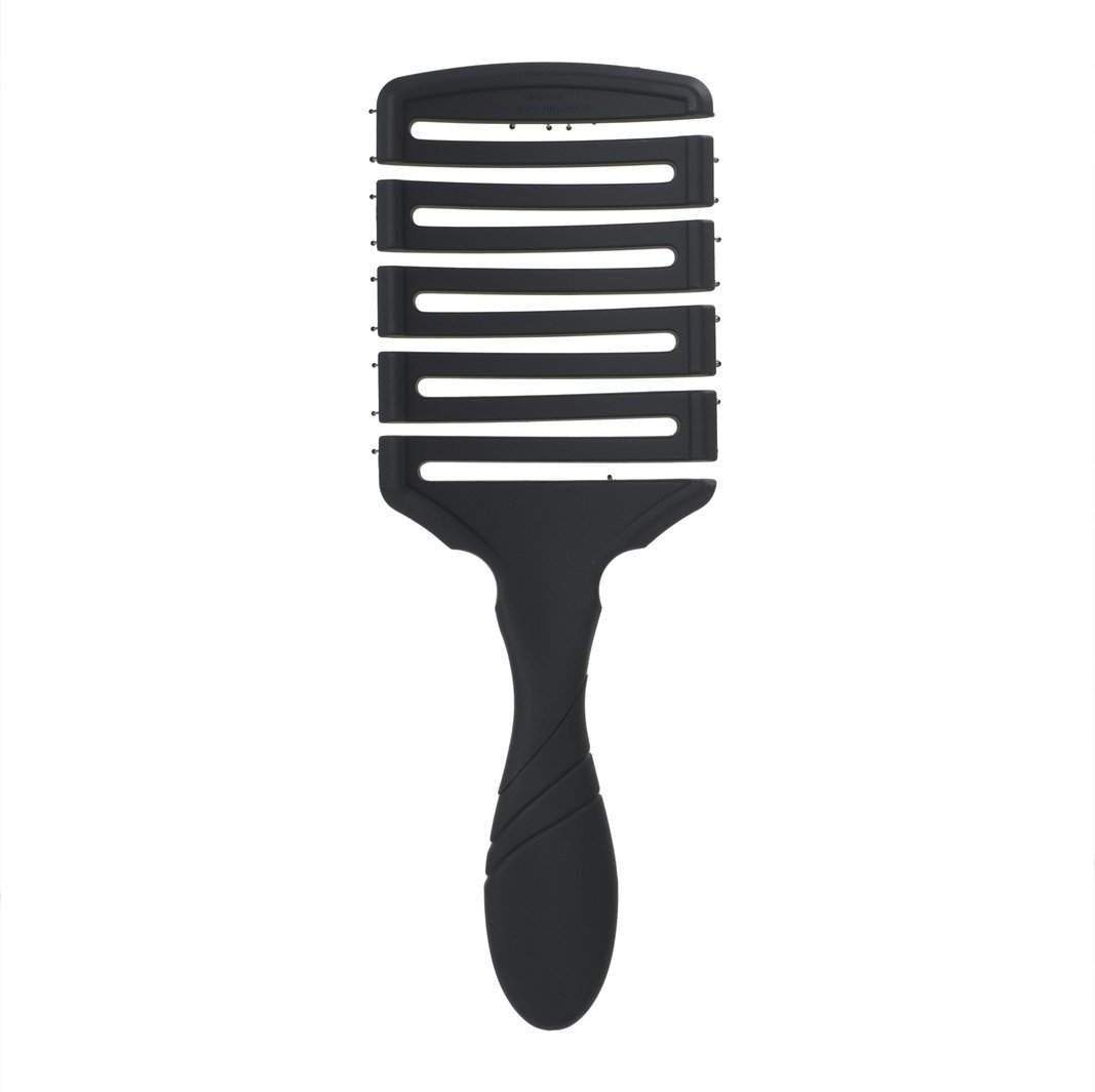 Wet Brush Pro Flex Dry Paddle hairbrush with black flexible vented design for fast drying