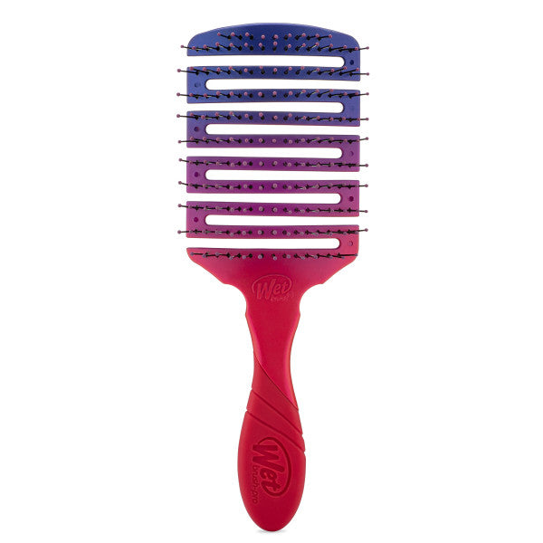Wet Brush Pro Flex Dry Paddle with flexible open vent design and red to blue gradient handle