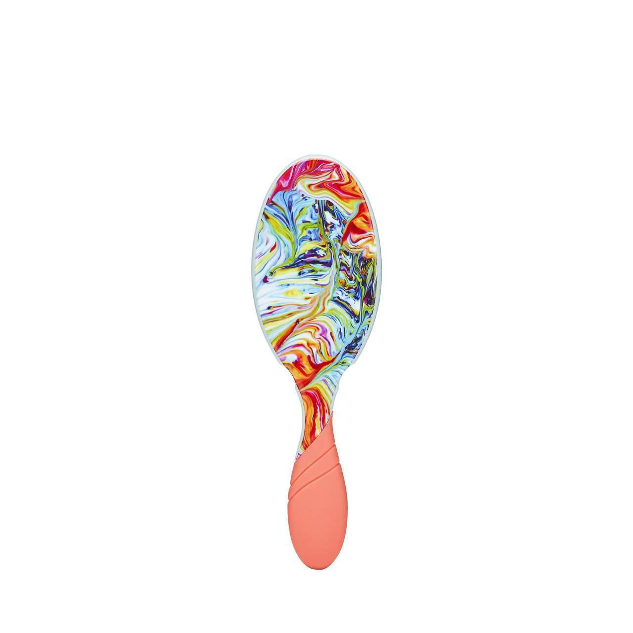 Wet Brush Vivid Dreams detangler with a colorful, marbled design and ergonomic handle