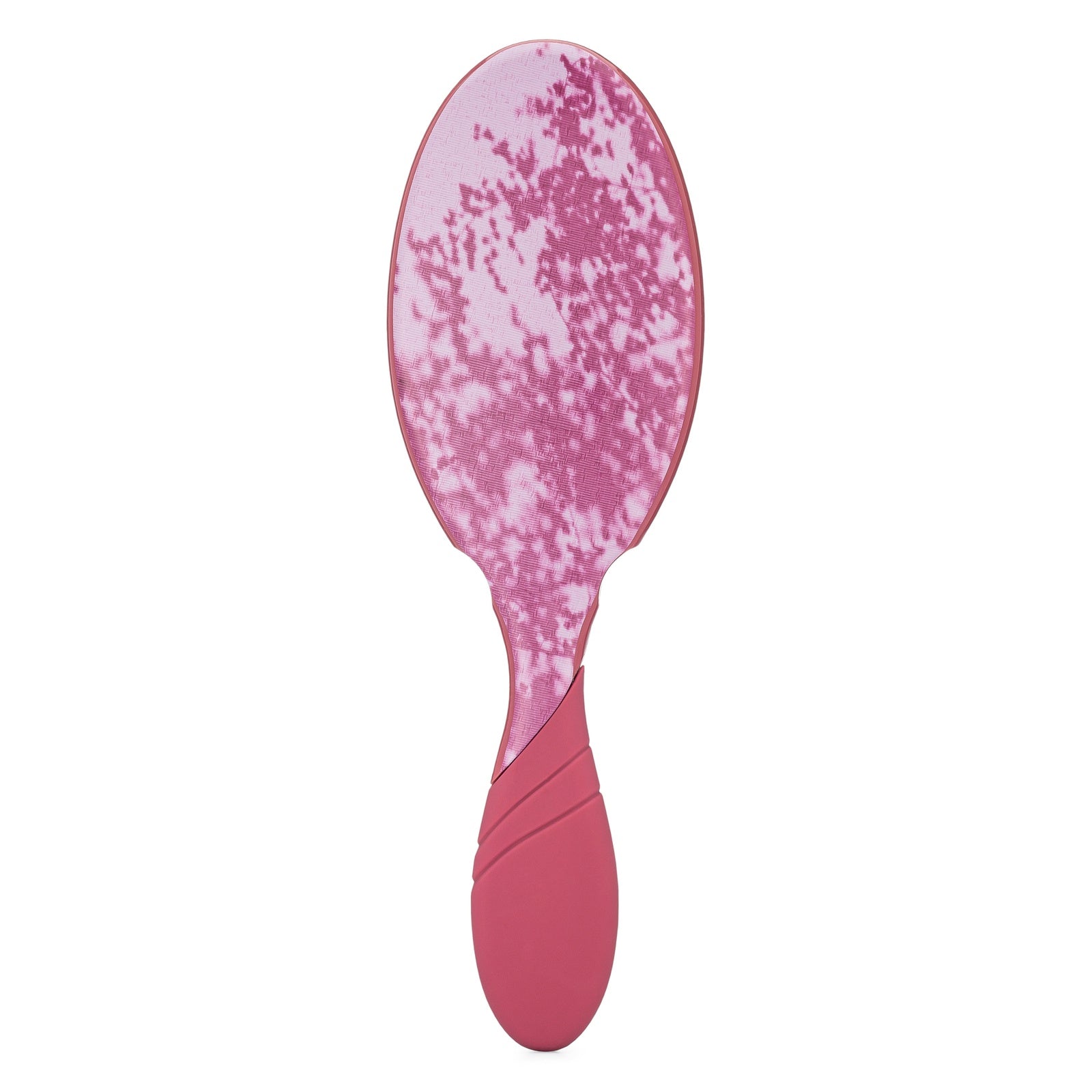 Wet Brush Pro Detangler Brush Floral Shadows with pink and purple floral pattern and ergonomic handle