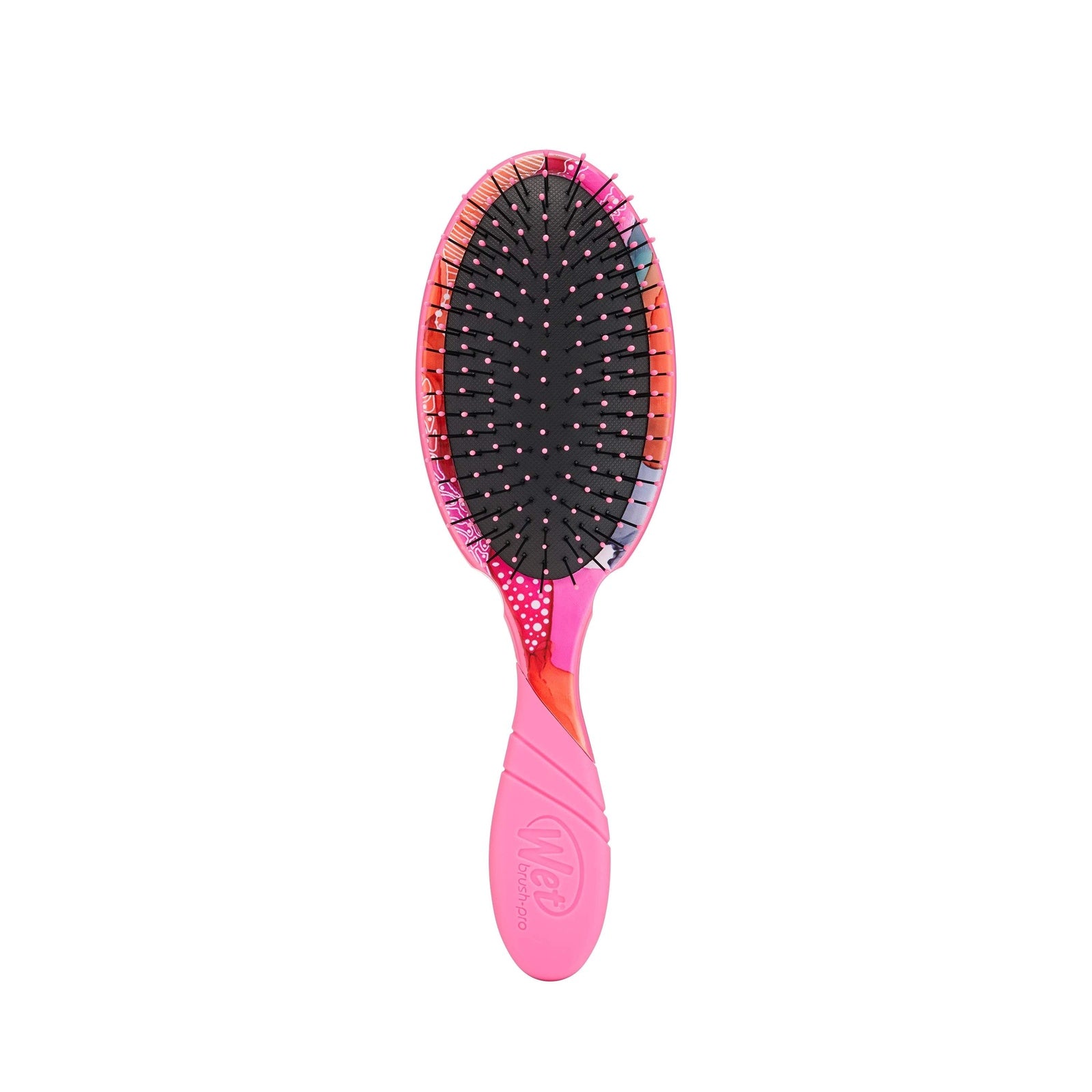 Wet Brush Zen Garden hair brush with pink handle and flexible bristles for gentle detangling