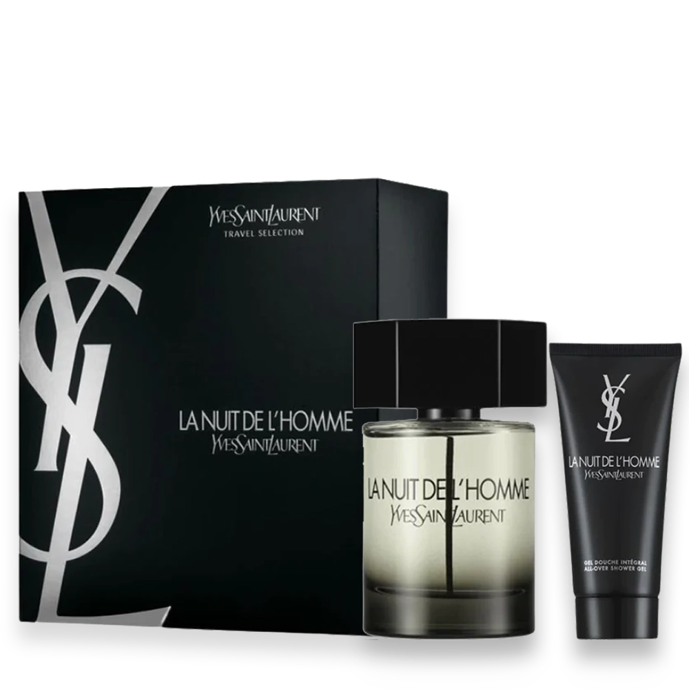 Yves Saint Laurent La Nuit de L’Homme  3.3 oz. 2pc Travel Set