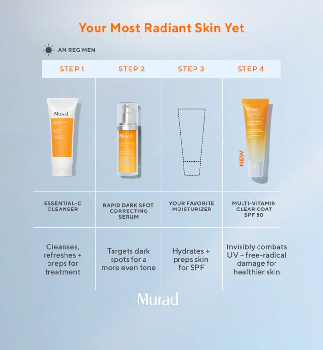 Murad Multi-Vitamin Clear Coat Broad Spectrum SPF 50 | PA++++ 1.7oz