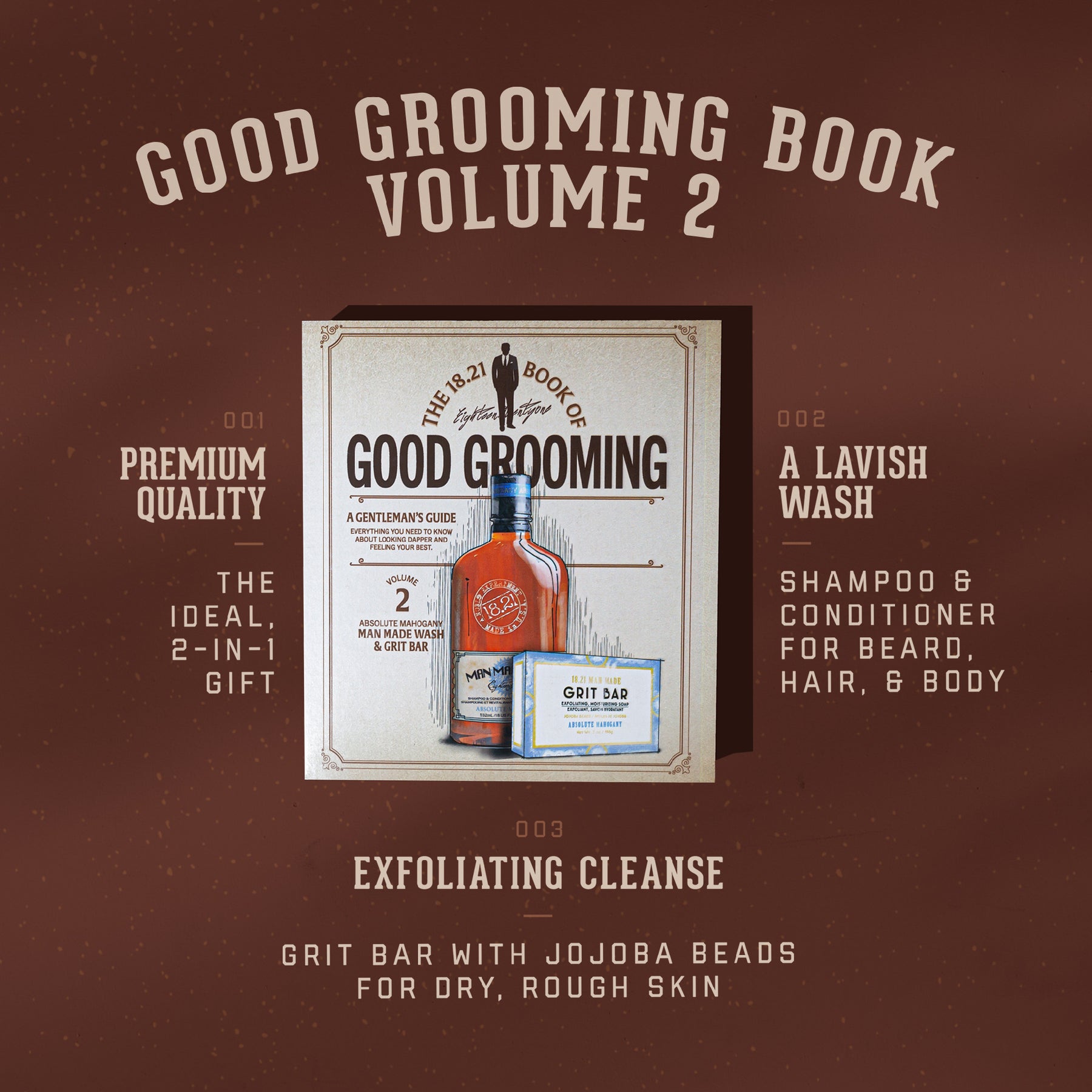 Book of Good Grooming Gift Set Volume 2 – 18.21 Man Made