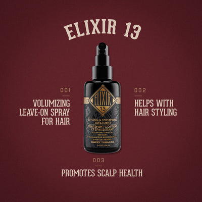 18.21 Man Made Elixir 13 Hair Serum Sweet Tobacco 3.4oz