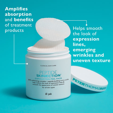 Peter Thomas Roth Peptide Skinjection Exfoliating Peel Pads (60 Pads)