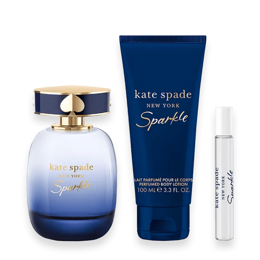 Kate Spade Sparkle EDP 3 Piece Gift Set Face and Body Shoppe