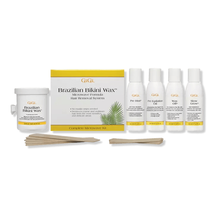 GiGi Brazilian Bikini Wax Microwave Kit Face and Body Shoppe