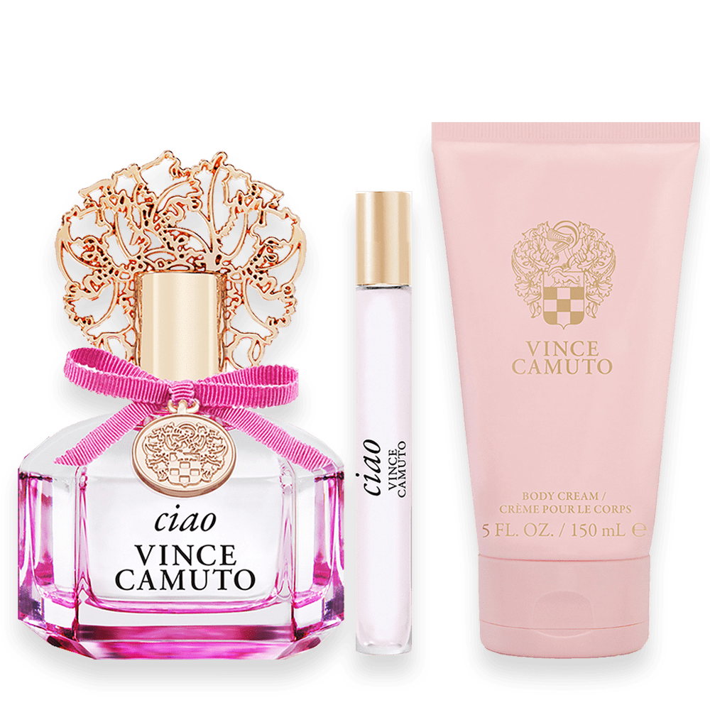 Vince Camuto Ciao 3.4 oz. Fragrance Gift Set – Face and Body Shoppe